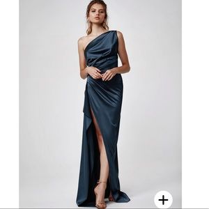LEXI Clothing Samira Gown in Orion Blue